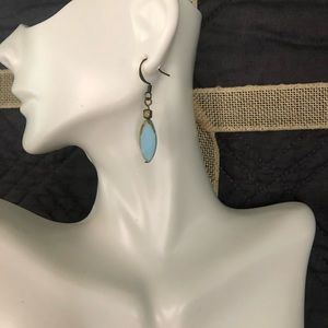 Czech Glass Dangle Drop Earrings